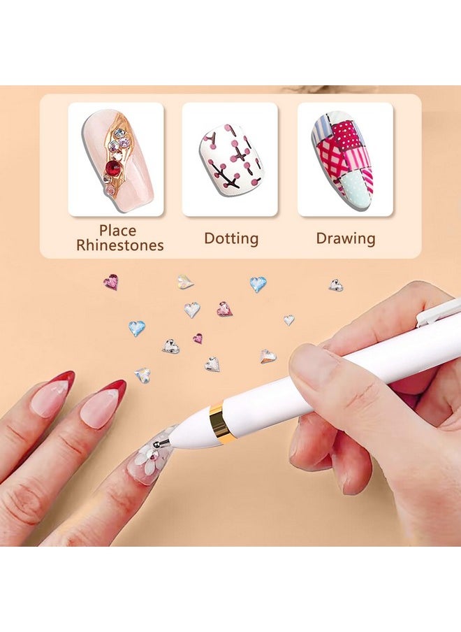 Nail Dotting Pen Nail Art Dotting Tools in Ballpoint Pen Design Nail Art Kit, Nail Art Tip Dot Paint Manicure Kit, Stylus for Watercolor Paper, Tracing Paper (NAT248)