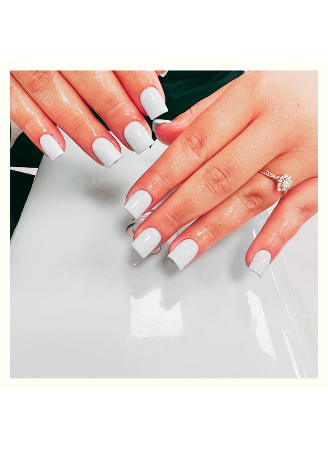 Square Shaped Short Length | NABulous Nails | Soft Gel Nail Tips | Full Cover & Pre-shaped Tips | False Press On Nail Extensions | 600 Pieces Nail Salons & DIY (Square Short)