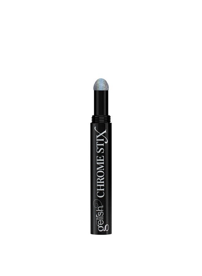 Gelish Chrome Stix, Chrome Nail Powder, Nail Art for Stunning Metallic Finish, Long-Lasting, Easy Application, Perfect for Professional and At-Home Use, 5g (Silver Holographic)