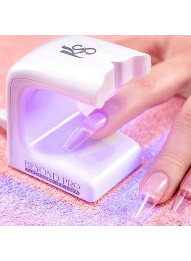 Kiara Sky Beyond Pro Flash Mini Led Lamp - Curving Lamp for Manicure Starters DIY Nail Art - Flash Mini Lamp Led Light for Long Life - Innovative and Next-Level Nail Manicure Led Light