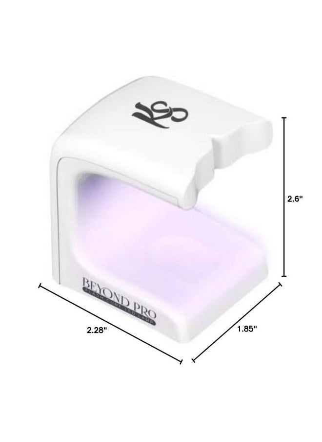 Kiara Sky Beyond Pro Flash Mini Led Lamp - Curving Lamp for Manicure Starters DIY Nail Art - Flash Mini Lamp Led Light for Long Life - Innovative and Next-Level Nail Manicure Led Light
