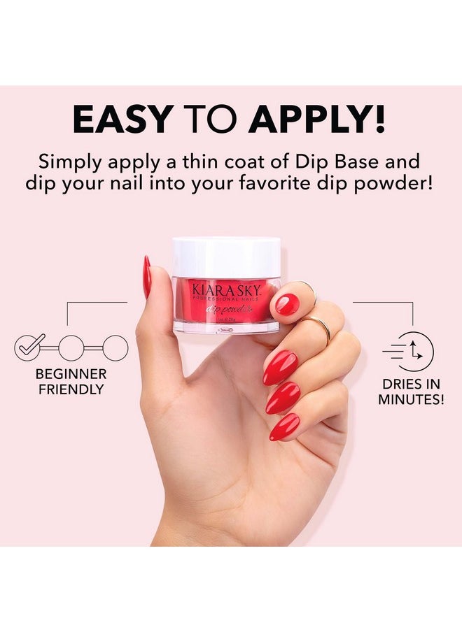 Kiara Sky Long Lasting Nail Dip Powder White Tones 1 oz, Frosted Sugar
