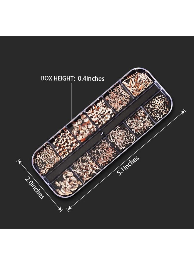 Artdone 9 boxes Nail Rhinestones,Nail Gems Nail Diamonds,Nail Art Studs Nail Crystals Nail Sequins for Nails Kit with 1 Tweezers and 3 Pen for Nail Art Supplies Accessories