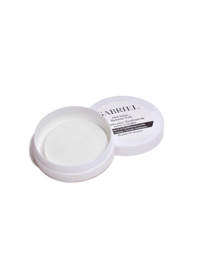 Gabriel Cosmetics Nail Polish Remover | Non-Toxic, Citrus-Scented | All Natural Ingredients | Non-Acetone & Paraben Free | Gentle on Skin | Vegan | Conditions & Preps Nails (Wipe)