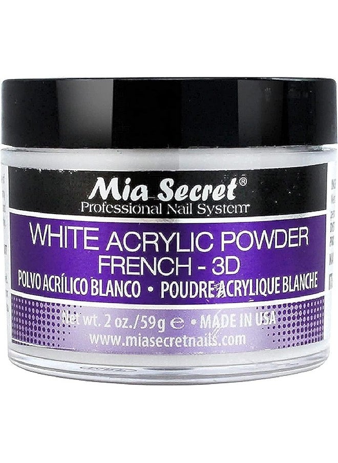 Mia Secret White Acrylic Powder (2oz)