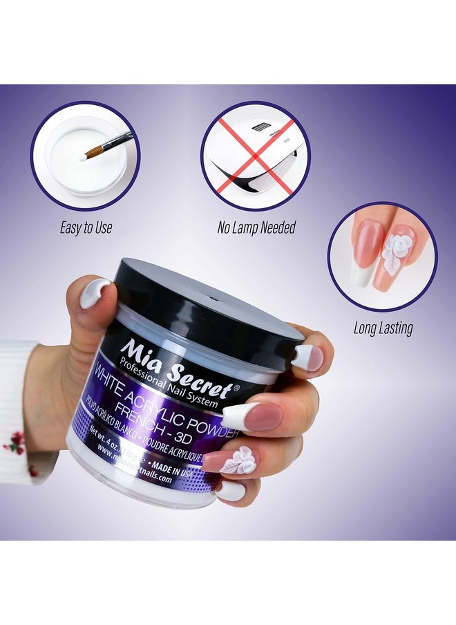 Mia Secret White Acrylic Powder (2oz)