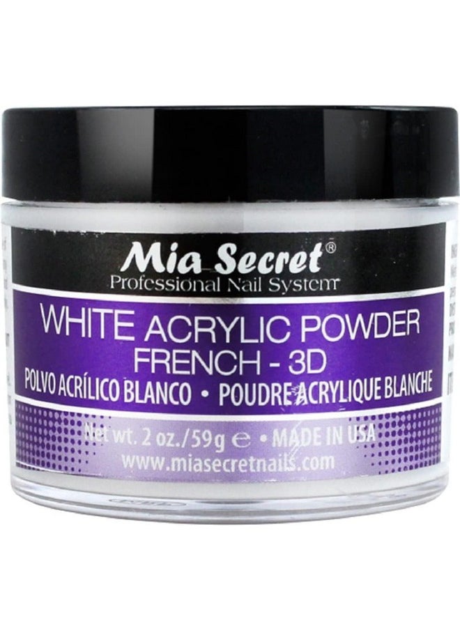 Mia Secret White Acrylic Powder (2oz)