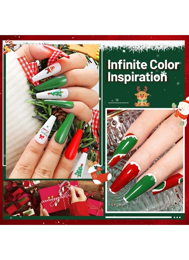 JODSONE 23 PCS Gel Nail Polish Set with Base Glossy and Matte Top Coat Multicolored Gel Nail Long Lasting Suitable for All Seasons