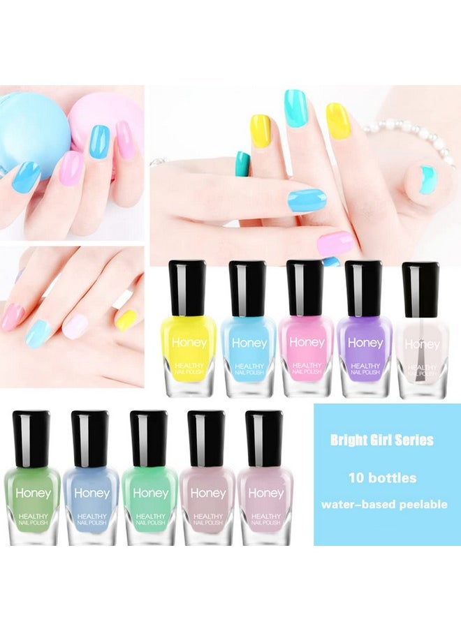 Tophany Non Toxic Nail Polish Set, Easy Peel Off and Fast Dry Nail Polish Set for Pack, Eco Friendly and Organic Water Based Nail Polish for Women,Teens(20 Bottles)