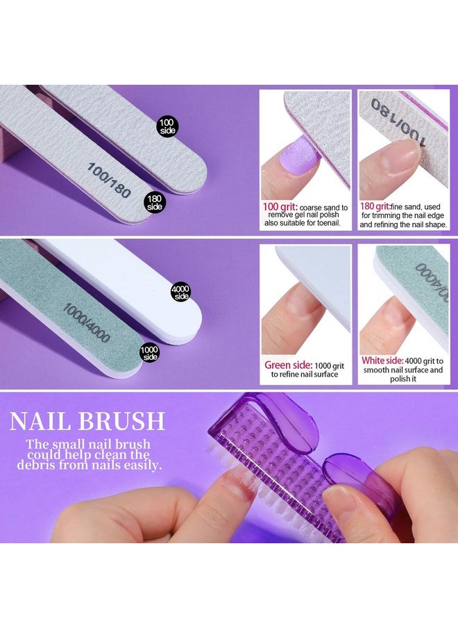 FANDAMEI Nail Soaking Bowl, Nail Soak Off Bowl, Gel Nail Polish Remover Kit, Nail Soaking Bowl For Acrylic Nails, Dip Powder Remover Tools, Nail Remover Bowl, Manicure Bowls Nail Soaking, Cuticle Kit