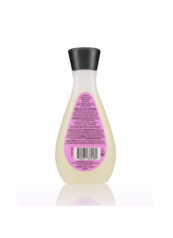 Cutex Nail Polish Remover, Moisture-Rich, 6.7 fl. oz, Sweet Almond Scent