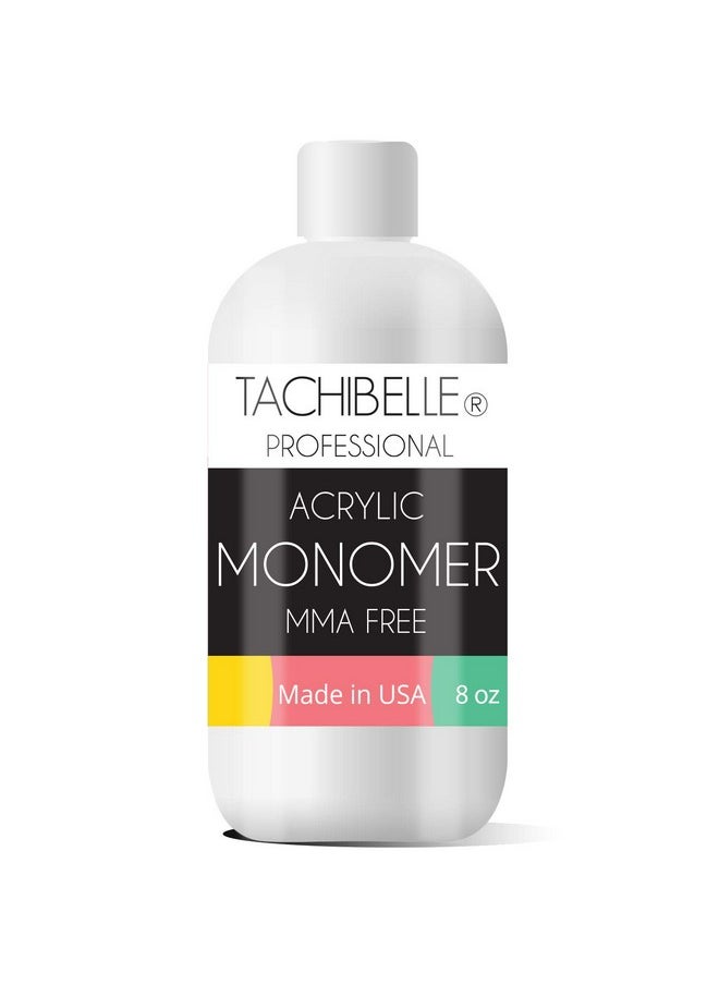 Tachibelle Professional Acrylic Liquid Monomer MMA FREE for Doing Acrylic Nails, MMA free, Ultra Shine and Strong Nail Made in USA (8 Ounce)