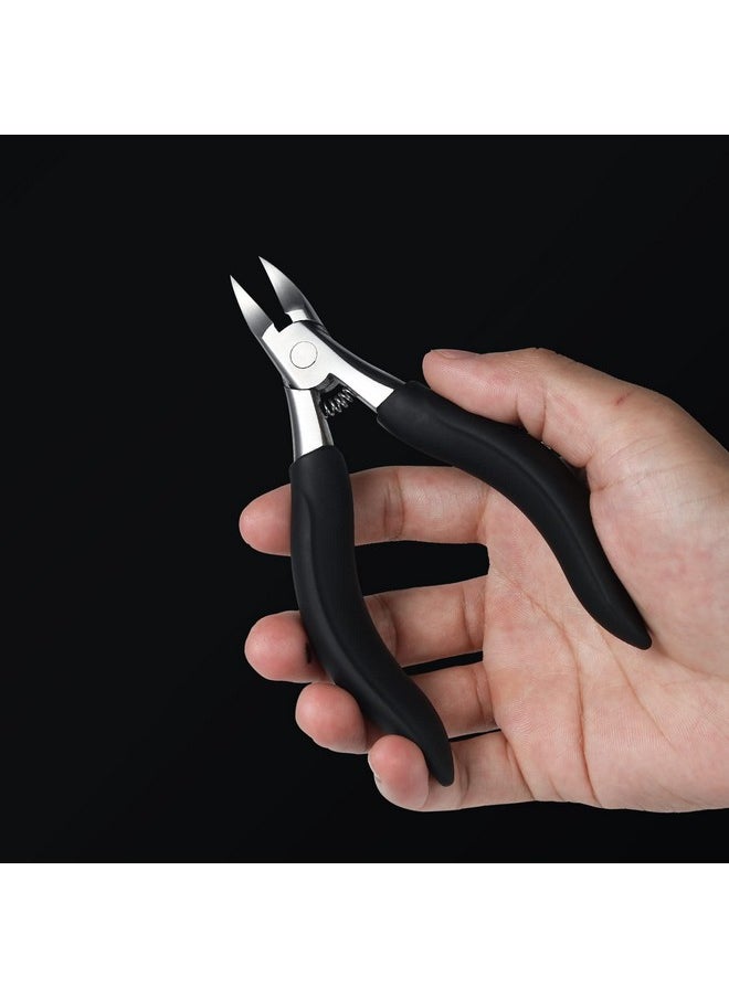 BEZOX Ingrown Toenail Clippers - Precision Thick Toe Nail Clipper for Ingrown and Curly Nails, Comfort Grip Fingernail Clipper, Ergonomic Handle Toenail Scissors for Seniors