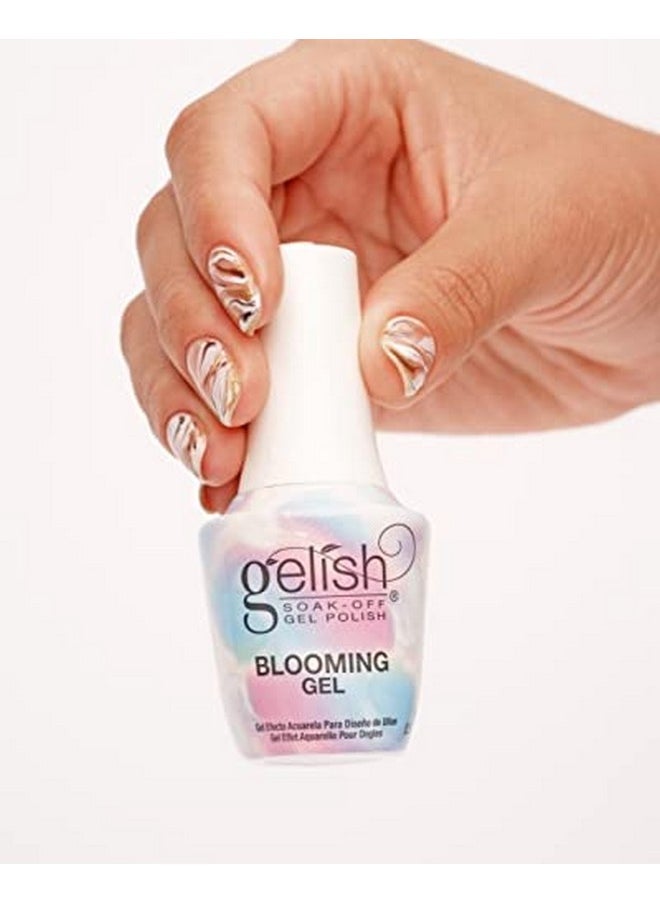 Gelish Blooming Gel - Nail Design Coat, Nail Art Accessories, Create Marble & Watercolor Nail Art, Easy Application, No Mess, LED Cured, Professional Finish, Quick Curing, Cruelty-Free, 0.5oz