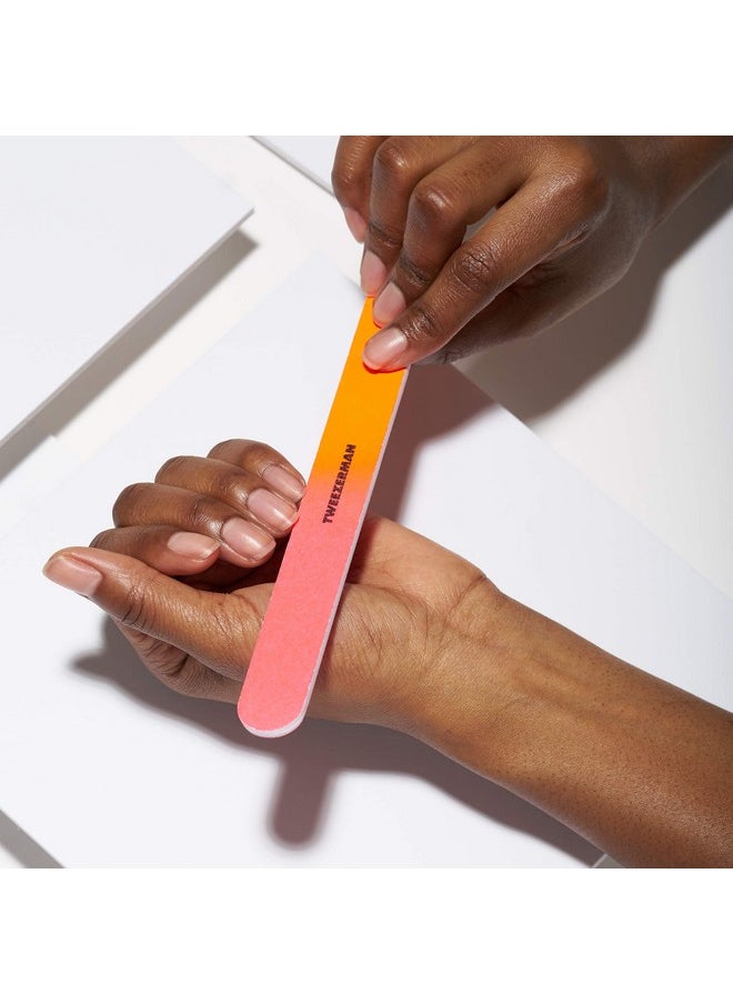 Tweezerman Piece Neon Hot Nail Files, Assorted 3 Count