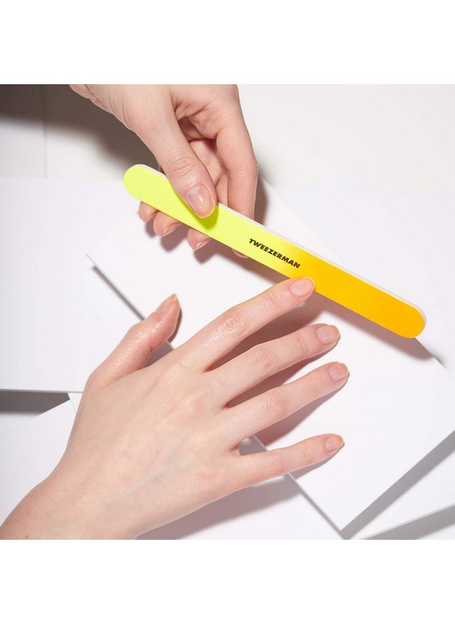 Tweezerman Piece Neon Hot Nail Files, Assorted 3 Count