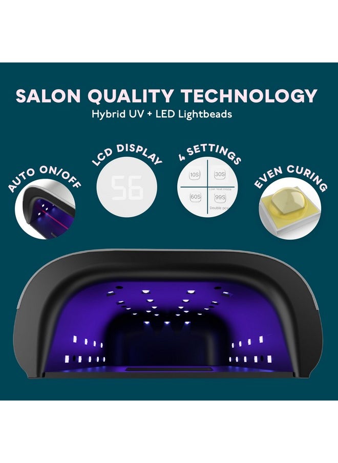 SUNUV SUN3 Professional UV Light for Nails, 48W LED UV Nail Lamp for Gel Nail Polish with 4-Timer and Sensor, 39 PCS LED Beads, Nail Dryer for Salon Home Gift for Woman Mom Girl