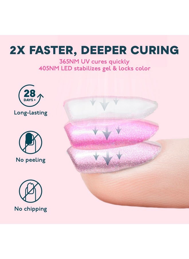 SUNUV SUN3 Professional UV Light for Nails, 48W LED UV Nail Lamp for Gel Nail Polish with 4-Timer and Sensor, 39 PCS LED Beads, Nail Dryer for Salon Home Gift for Woman Mom Girl