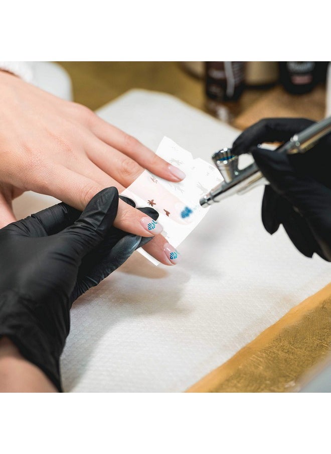 Custom Body Art Airbrush Nail Stencils - Design Series Set # 10 Includes 20 Individual Nail Templates with 20 Designs Each for a Total of 400 Designs of Series #10