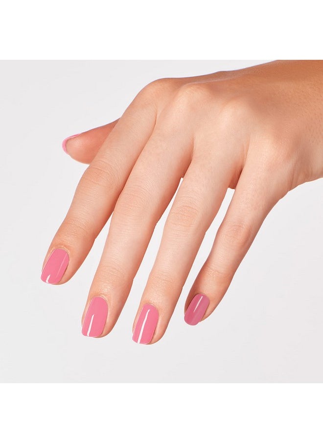 OPI Nail Lacquer Nail Polish | Opaque Bright Pink Crème Chip Resistant Nail Polish | Vegan, Fast Drying, Streak Free