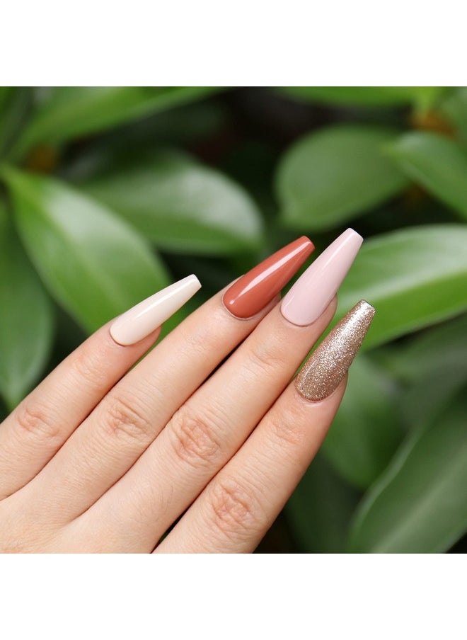 AIMEILI Hema Free Solid Gel Nail Polish 12 Colours Neutral Nude Brown Solid Nail Gel Soak Off U V LED Neutral Solid Cream Gel Polish Set 3