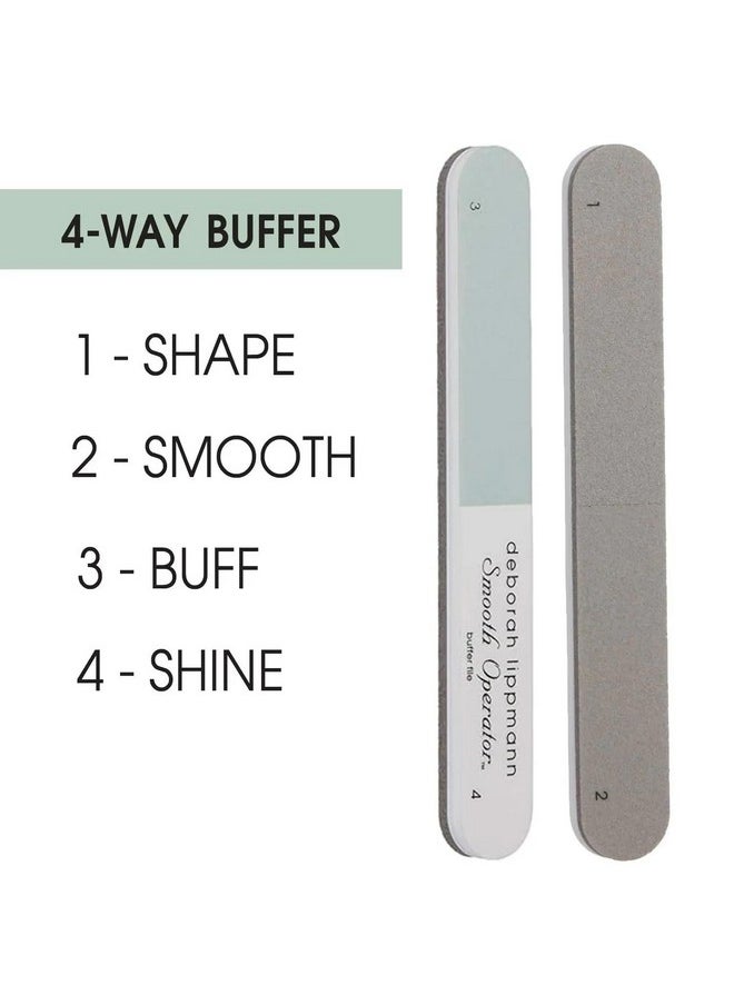 Deborah Lippmann Smooth Operator Nail Buffer File | 4-Way High Gloss Nail Buffer