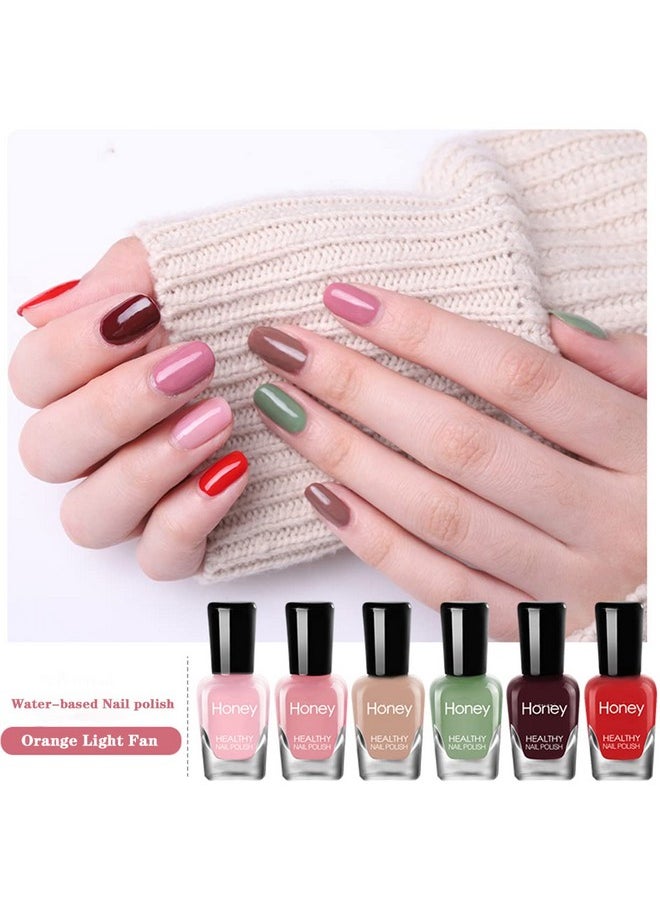 Tophany Non Toxic Nail Polish Set, Easy Peel Off and Fast Dry Nail Polish Set for Pack, Eco Friendly & Organic Water Based Nail Polish for Women,Teens (18 Bottles)