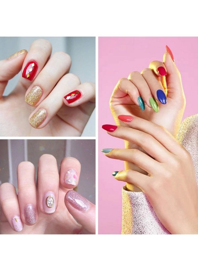 SILPECWEE 24 Sheets Nail Wraps for Women Glitter Nail Polish Strips Self Adhesive Nail Polish Stickers Gel Nail Strips Fingernail Manicure Stickers for Nail Art with 1pc Nail File