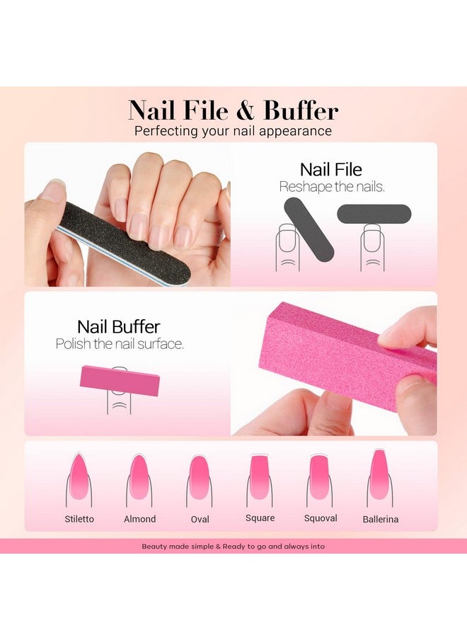 AZUREBEAUTY Nail Soaking Bowl, Soak Off Dip Powder Gel Polish Remover, Manicure Bowl for Hand with 15ml Cuticle Oil Cuticle Remover Tools, Nail Brush, Cuticle Pusher, Cuticle Peeler, Nail File Buffer