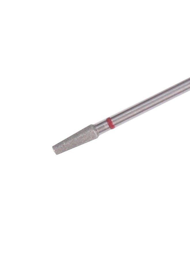 MZCMSL 6pcs Tapered Barrel Cuticle Drill Bits, Pro Diamond Bits for Nail Prep, 3/32 Shank efile Bit (Fine & Medium)