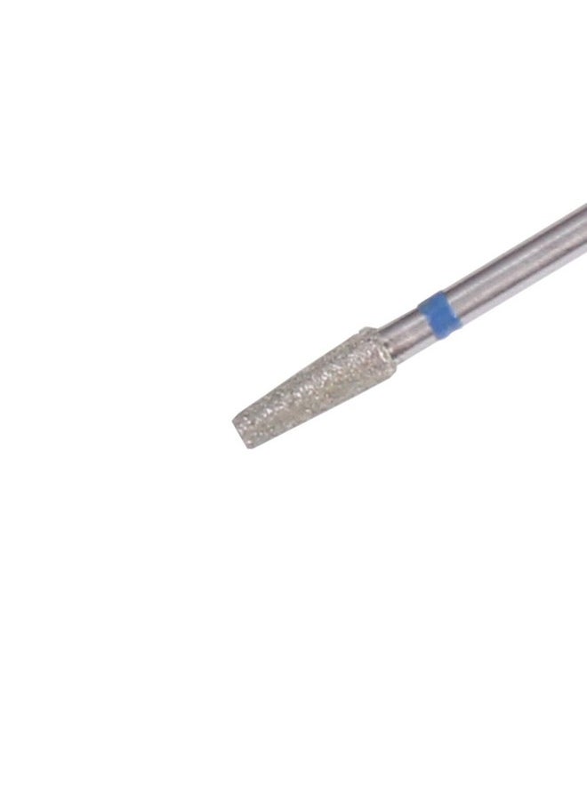 MZCMSL 6pcs Tapered Barrel Cuticle Drill Bits, Pro Diamond Bits for Nail Prep, 3/32 Shank efile Bit (Fine & Medium)
