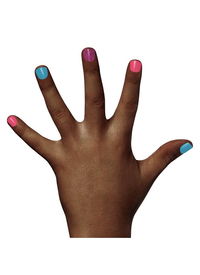Piggy Paint | 100% Non-Toxic Girls Nail Polish | Safe, Cruelty-free, Vegan, & Low Odor for Kids | Unicorn Fairy (3 Polish + Nail Art Gift Set)