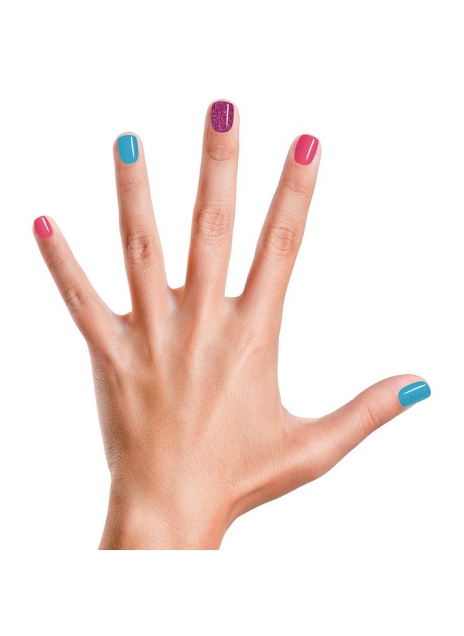 Piggy Paint | 100% Non-Toxic Girls Nail Polish | Safe, Cruelty-free, Vegan, & Low Odor for Kids | Unicorn Fairy (3 Polish + Nail Art Gift Set)