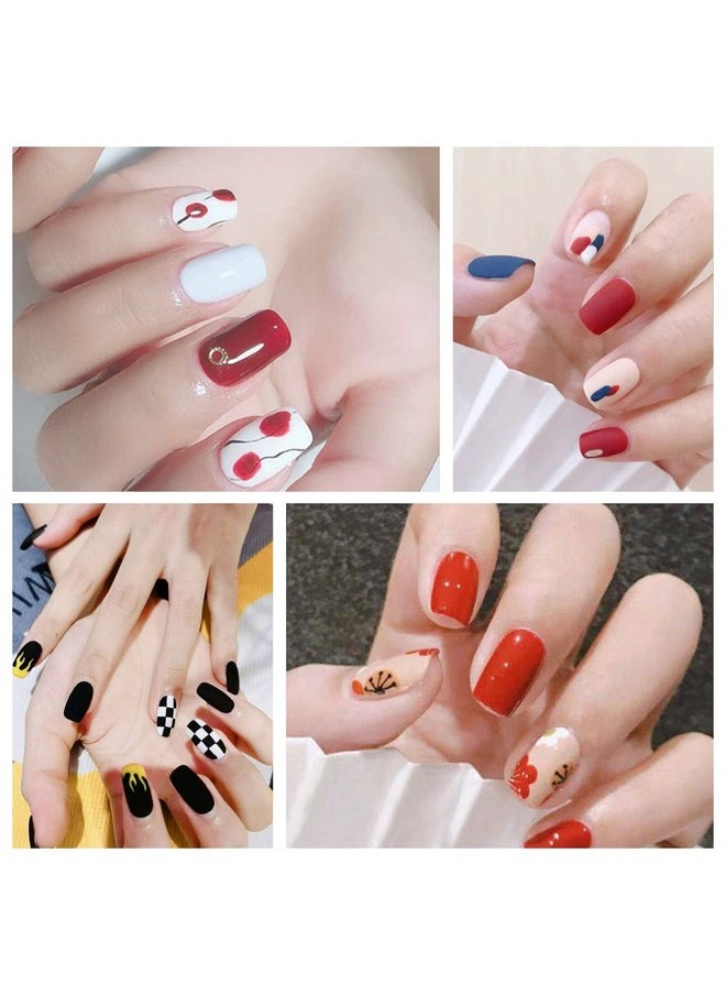 DANNEASY 30 Sheets Nail Polish Strips Full Nail Wraps for Women Gel Nail Strips Self Adhesive Nail Polish Stickers Stick On Nails Fingernails Manicure Sticker Nail Art Accessories with Nail File