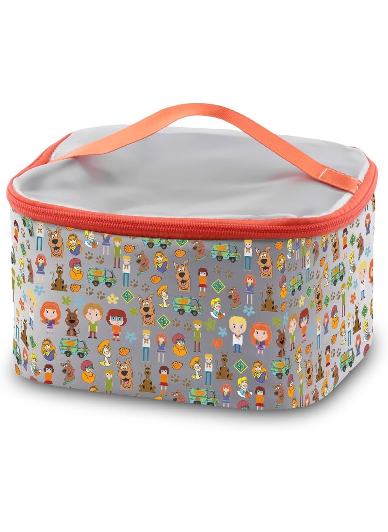 PXTIDY Cartoon Movie Characters Cosmetic Bag D Makeup Organizer Bag Halloween Party Gift Cartoon Mystery Machine Gift