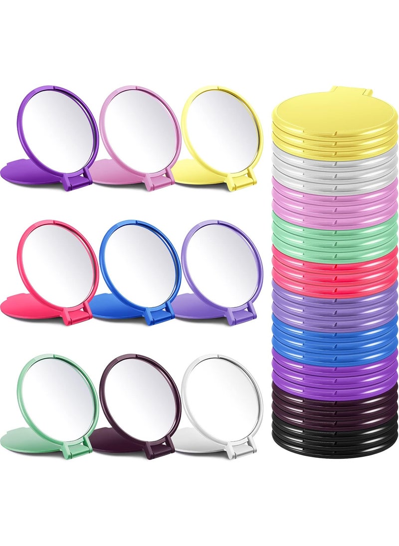 Juexica 180 Pcs Compact Mirror Bulk Round Mini Folding Mirror Portable Pocket Makeup Small Vintage Travel for Cosmetic Purse Bag Women Daily Use