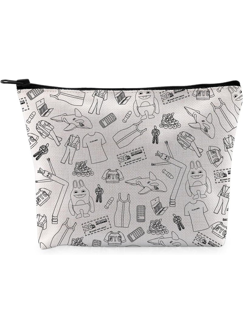 G2TUP TV Series Inspired Gift Broad C Makeup Bag Comedy Fans Cosmetic Bag TV Comedy Series Fan Gift Movie Merch (Broad C MB)