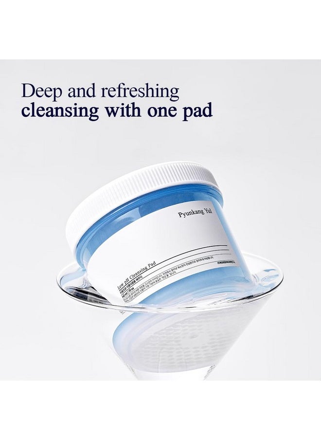 [PKY] PYUNKANG YUL Low pH Cleansing Pad, 140ml 70ea Makeup Cleansing Wipes Hypoallergenic and dermatologist-tested