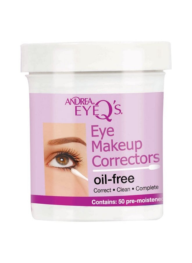Andrea Eyeq's Oil-free Eye Make-up Correctors Pre-moistened Swabs, 50 Count