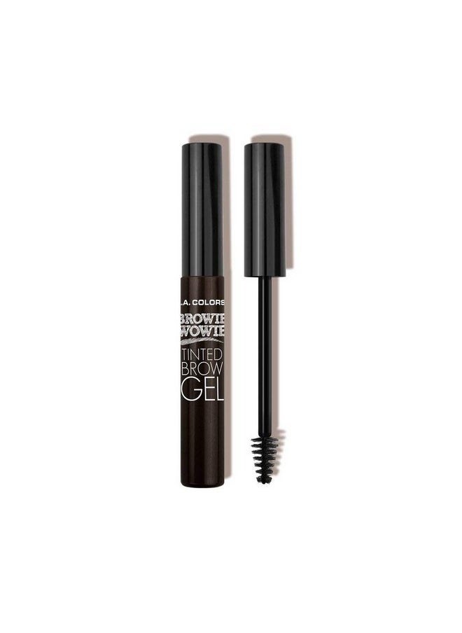 L.A. COLORS Browie Wowie Tinted Brow Gel, Dark Brown CBG413