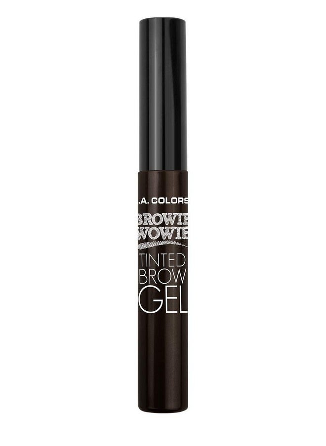 L.A. COLORS Browie Wowie Tinted Brow Gel, Dark Brown CBG413