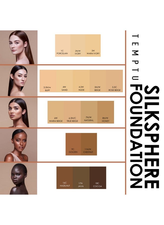 Temptu Airpod Foundation, Honey, 0.41 Fl Oz (Pack of 1)
