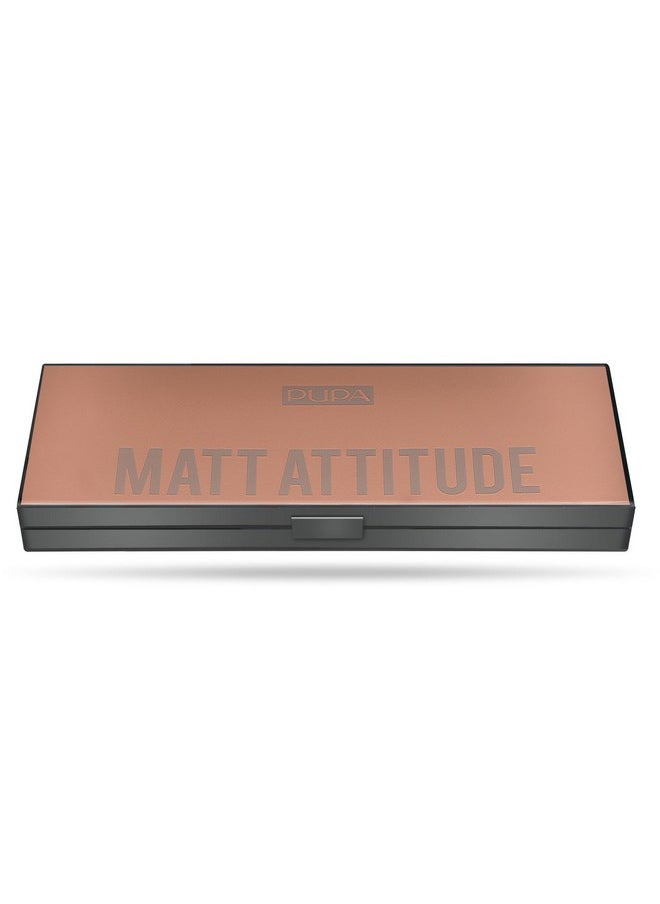 Pupa Milano Make Up Stories Eyeshadow Palette 003 Matt Attitude - 7-Shade Shadow Collection with Matte, Satin, and Metallic Color Options - High Pigment Formula - Soft, Blendable Texture - 0.469 oz
