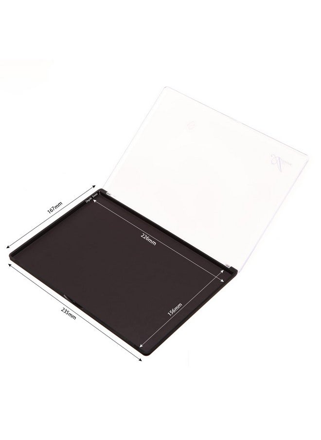 Allwon Large Empty Magnetic Transparent Plastic Makeup Palette for Eyeshadow Lipstick Blush Powder