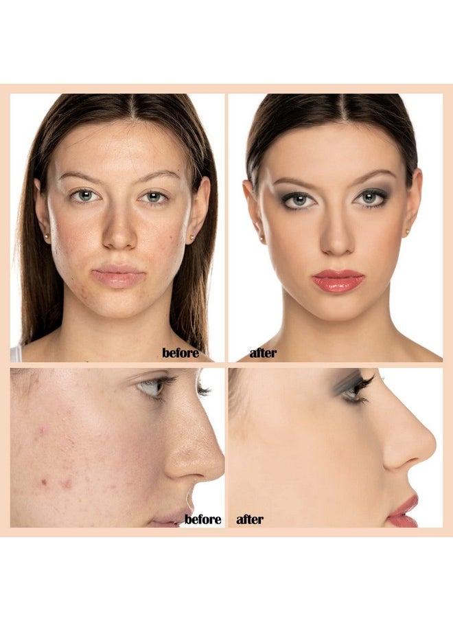 PHOERA Foundation Makeup Naturally Liquid Foundation Full Coverage Mattle Oil-Control Concealer 8 Colors Optional,Great Choice For Gift #102 Nude)