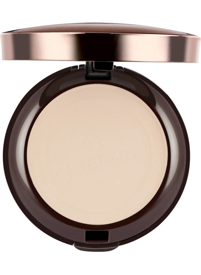 MARS 3In1 Oil Control Air Brush Matte Compact Powder for Oily Skin Type Compact (Shade-02, 30 G), Ivory