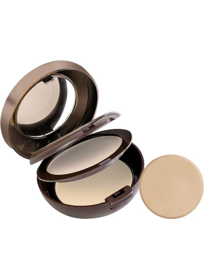 MARS 3In1 Oil Control Air Brush Matte Compact Powder for Oily Skin Type Compact (Shade-02, 30 G), Ivory