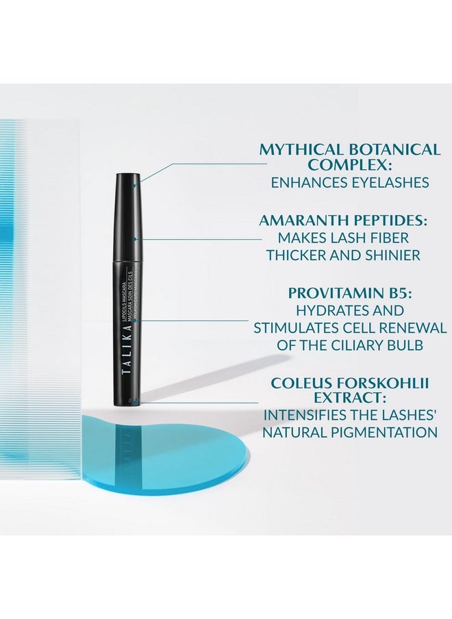 Talika Lipocils Mascara - Eyelash Growth Formula Mascara - 2-in-1 Makeup & Eyelash Care Solution - Black