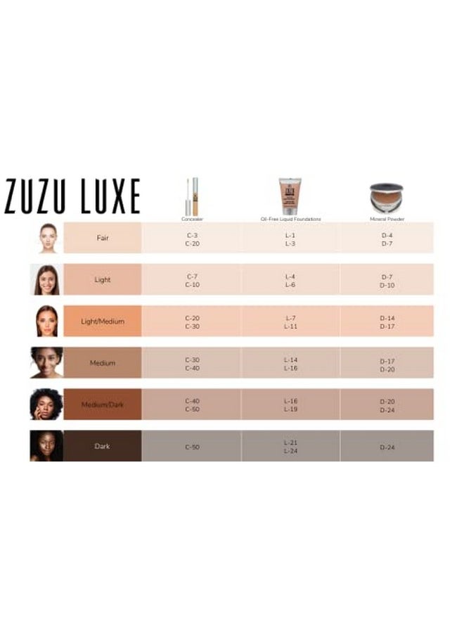 ZUZU LUXE Oil-Free Liquid Foundation (L-19),