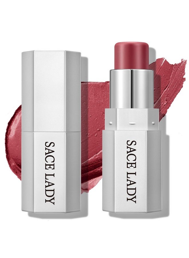 SACE LADY Blush Stick for Cheeks, Cream Blush Makeup Easy to Blend & Long Lasting, Smooth Natural Make Up for Face Eyes Lips (03 Soft Cora, 1pc)